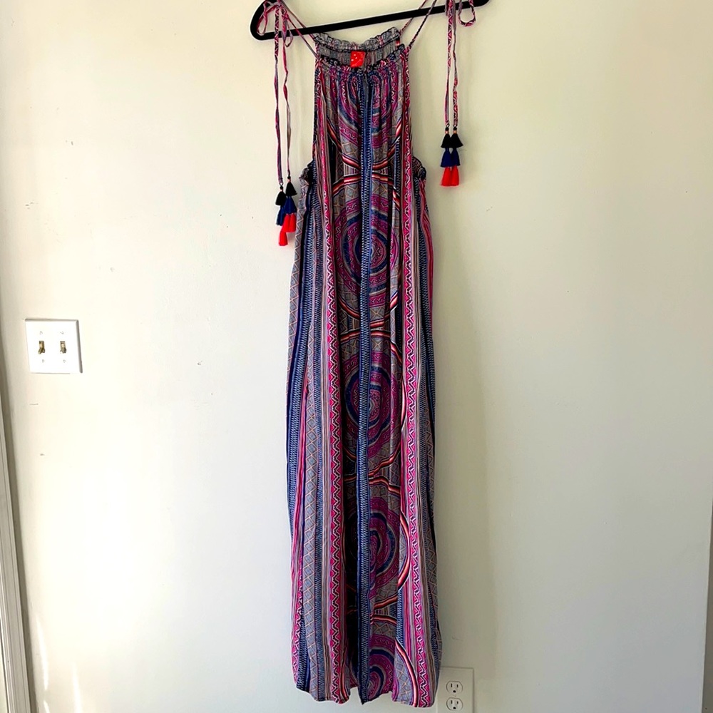 Red Carter Beach Cover-Up